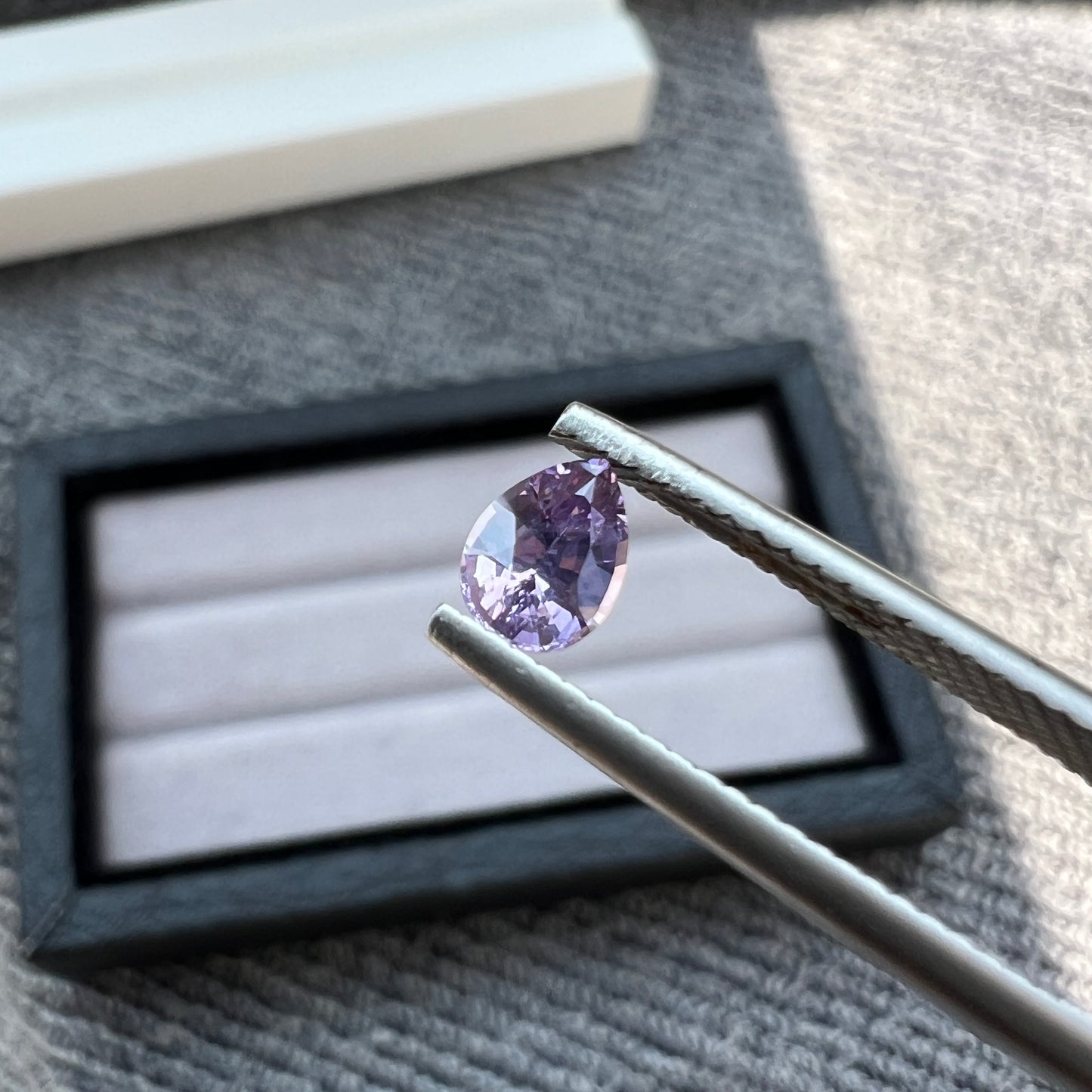 Opalescent purple Sapphire | Natural Sri lanka Ceylon Gemstone | Loupe Clean |