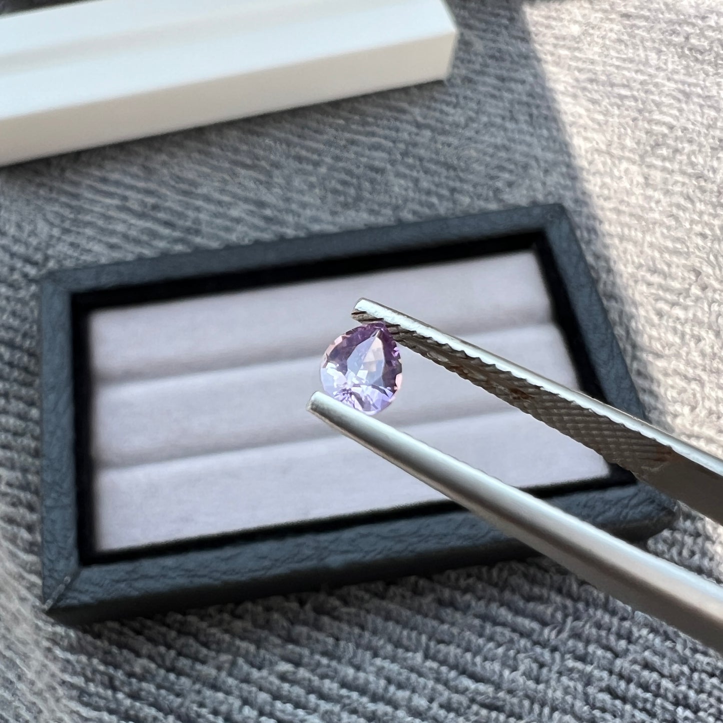 Opalescent purple Sapphire | Natural Sri lanka Ceylon Gemstone | Loupe Clean |