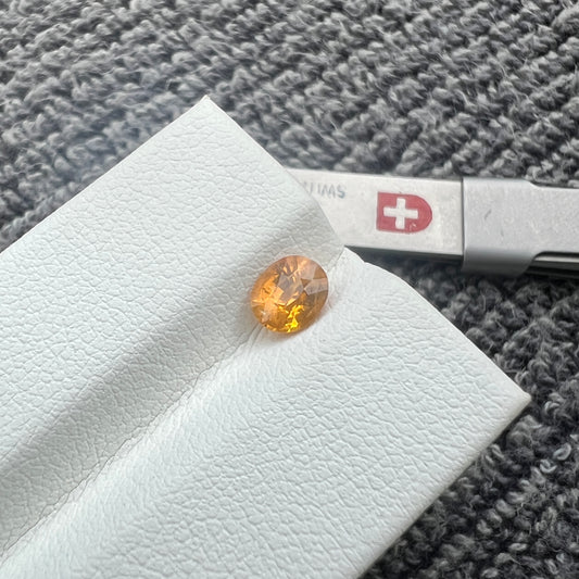 Golden Yellow Heated Sapphire | Natural Ceylon Gemstone | Unexceptional Clarity