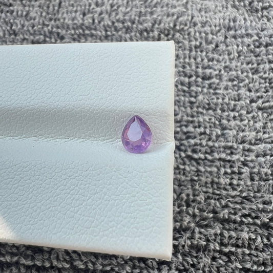 Opalescent Purple Sapphire | Natural Ceylon Gem | Pear Shape