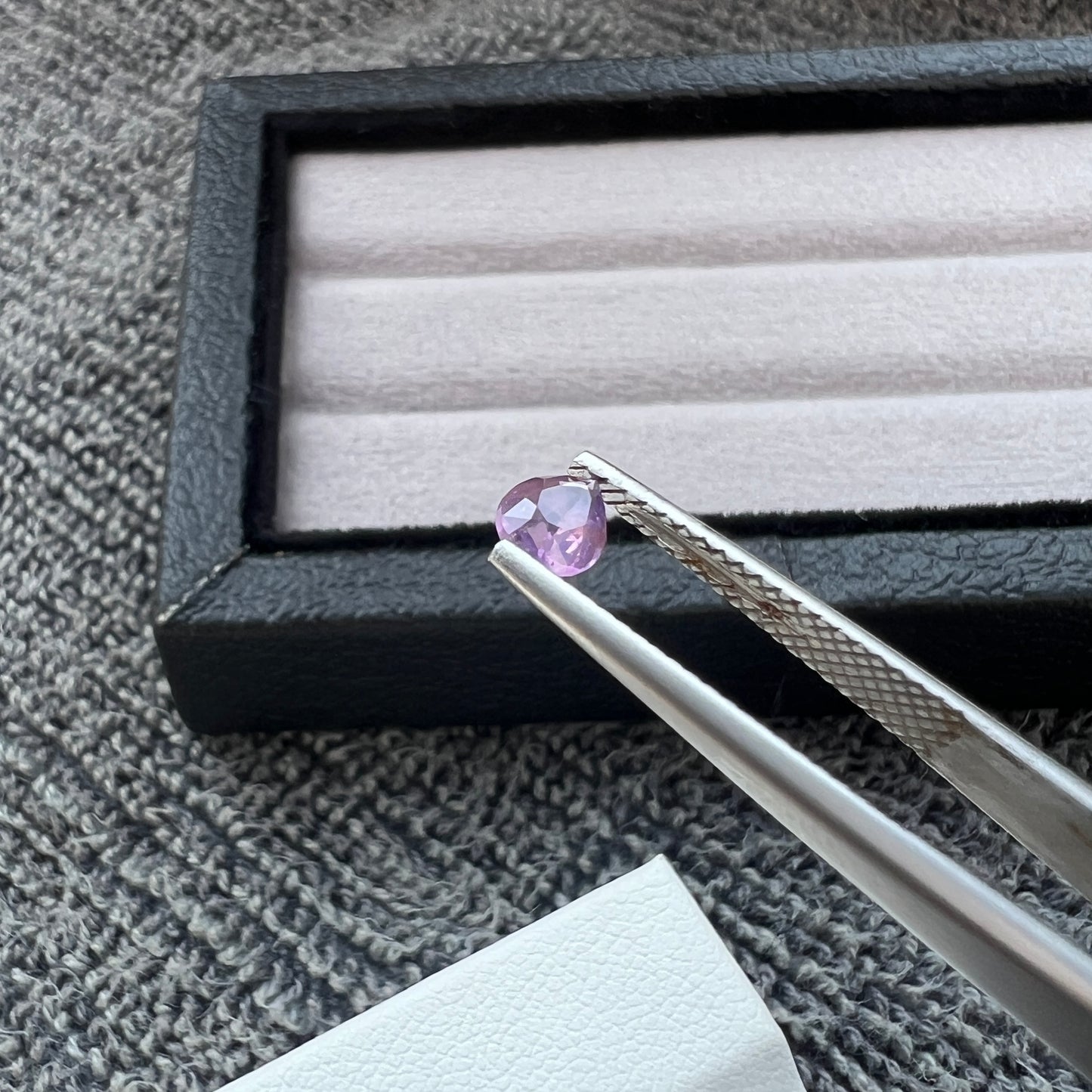 Opalescent Purple Sapphire | Natural Ceylon Gem | Pear Shape