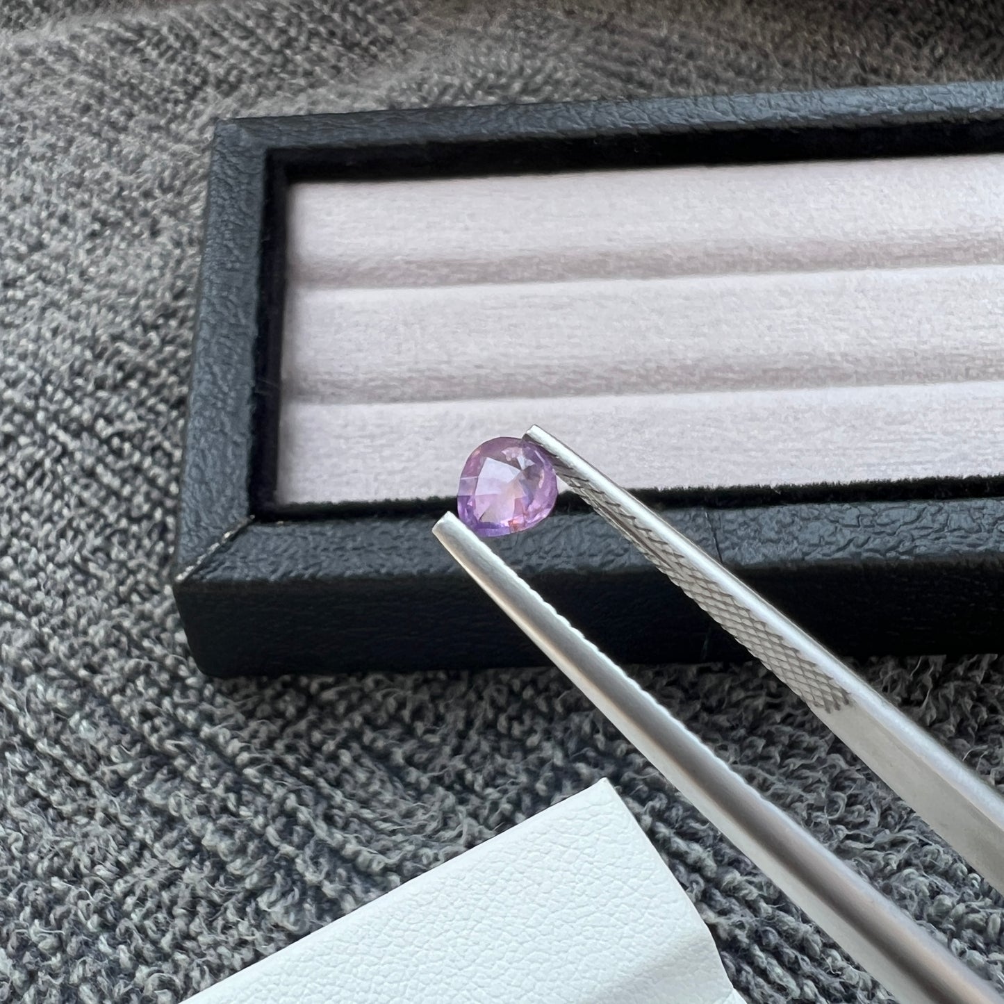 Opalescent Purple Sapphire | Natural Ceylon Gem | Pear Shape