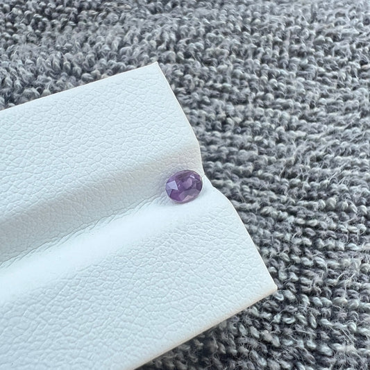 Natural Opalescent Purple Sapphire | Untreated Ceylon Gemstone | Oval Cut | Sri Lanka