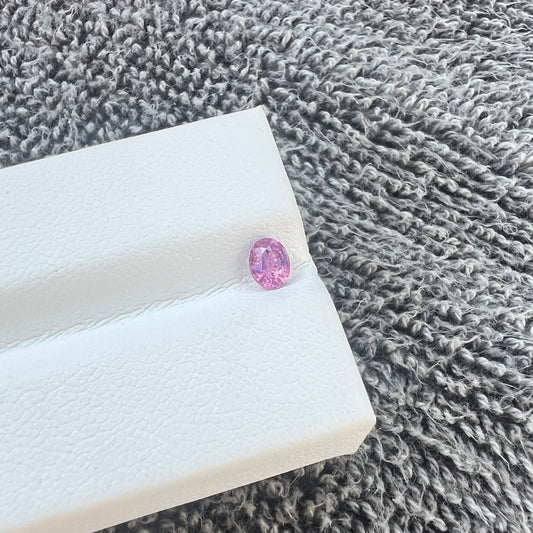 Opalescent Natural Pink Sapphire Sri lanka Ceylon Gemstone | check description | Oval Shape | Unheated | Untreated