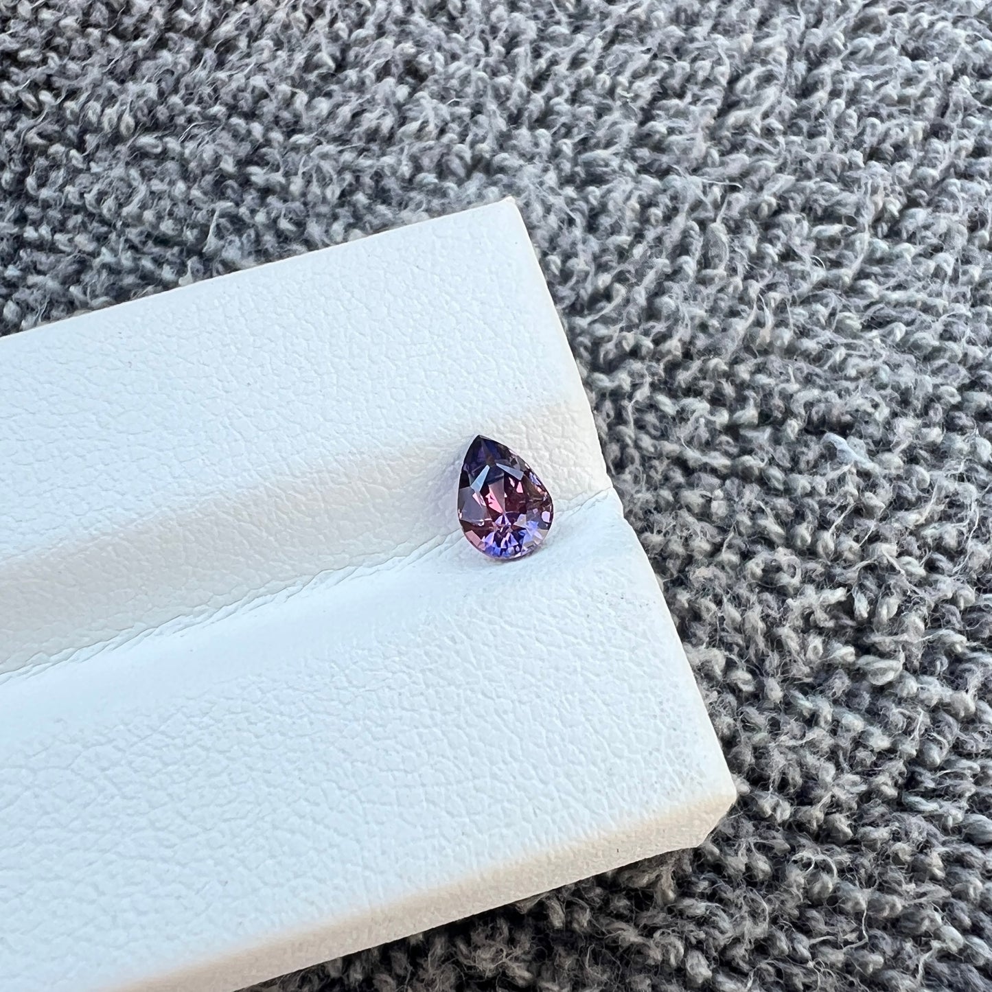 Natural Purple Sapphire | Finest Ceylon Gemstone | Exceptional Quality & Pear Shape