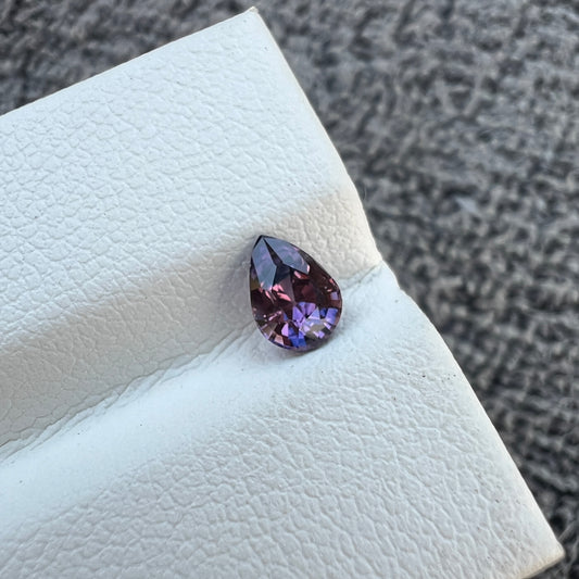 Natural Purple Sapphire | Finest Ceylon Gemstone | Exceptional Quality & Pear Shape