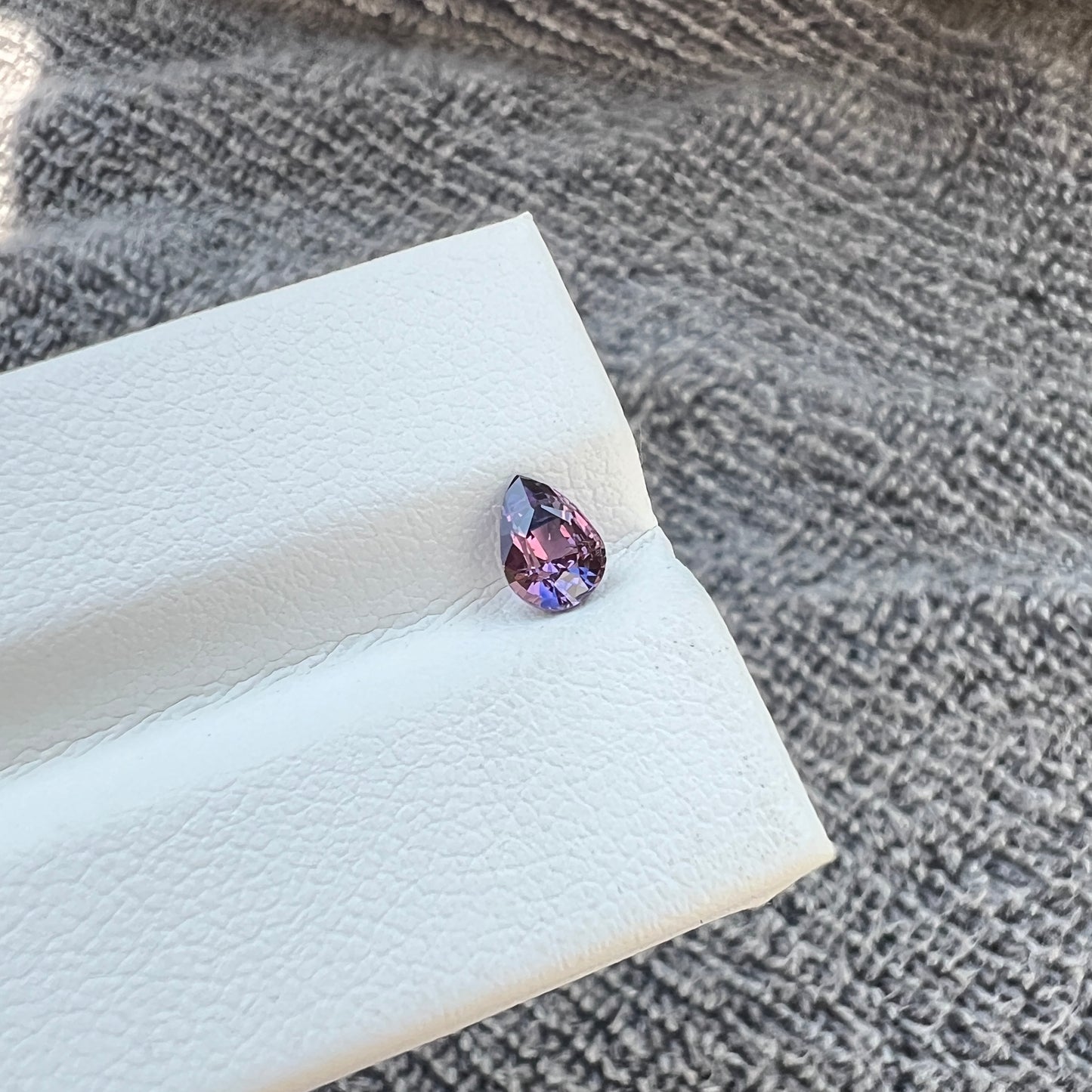 Natural Purple Sapphire | Finest Ceylon Gemstone | Exceptional Quality & Pear Shape