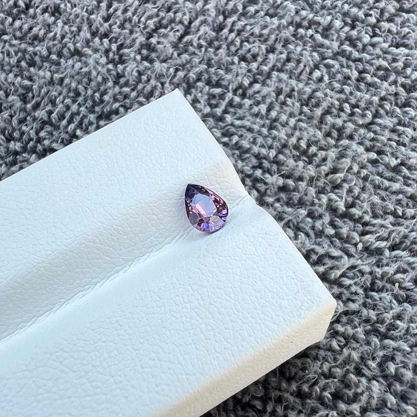 Natural Purple Sapphire | Finest Ceylon Gemstone | Exceptional Quality & Pear Shape