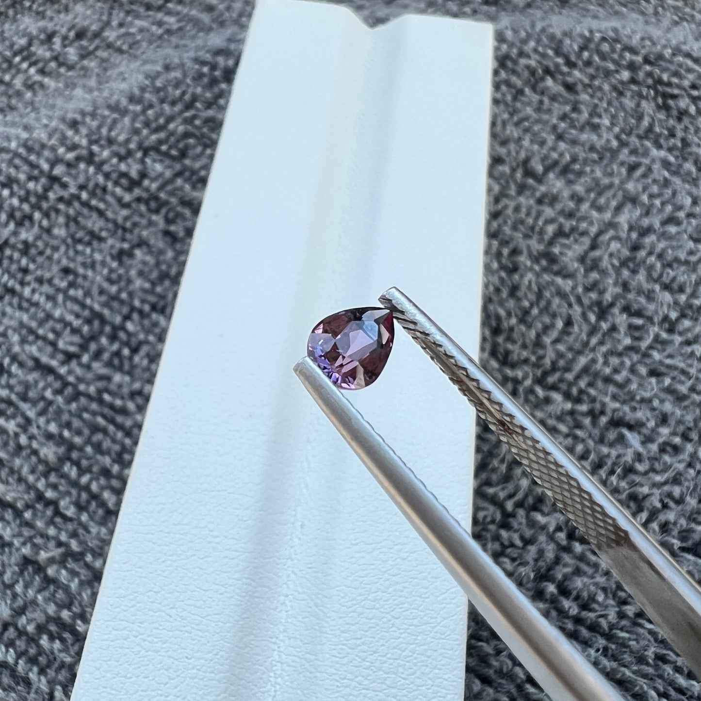 Natural Purple Sapphire | Finest Ceylon Gemstone | Exceptional Quality & Pear Shape