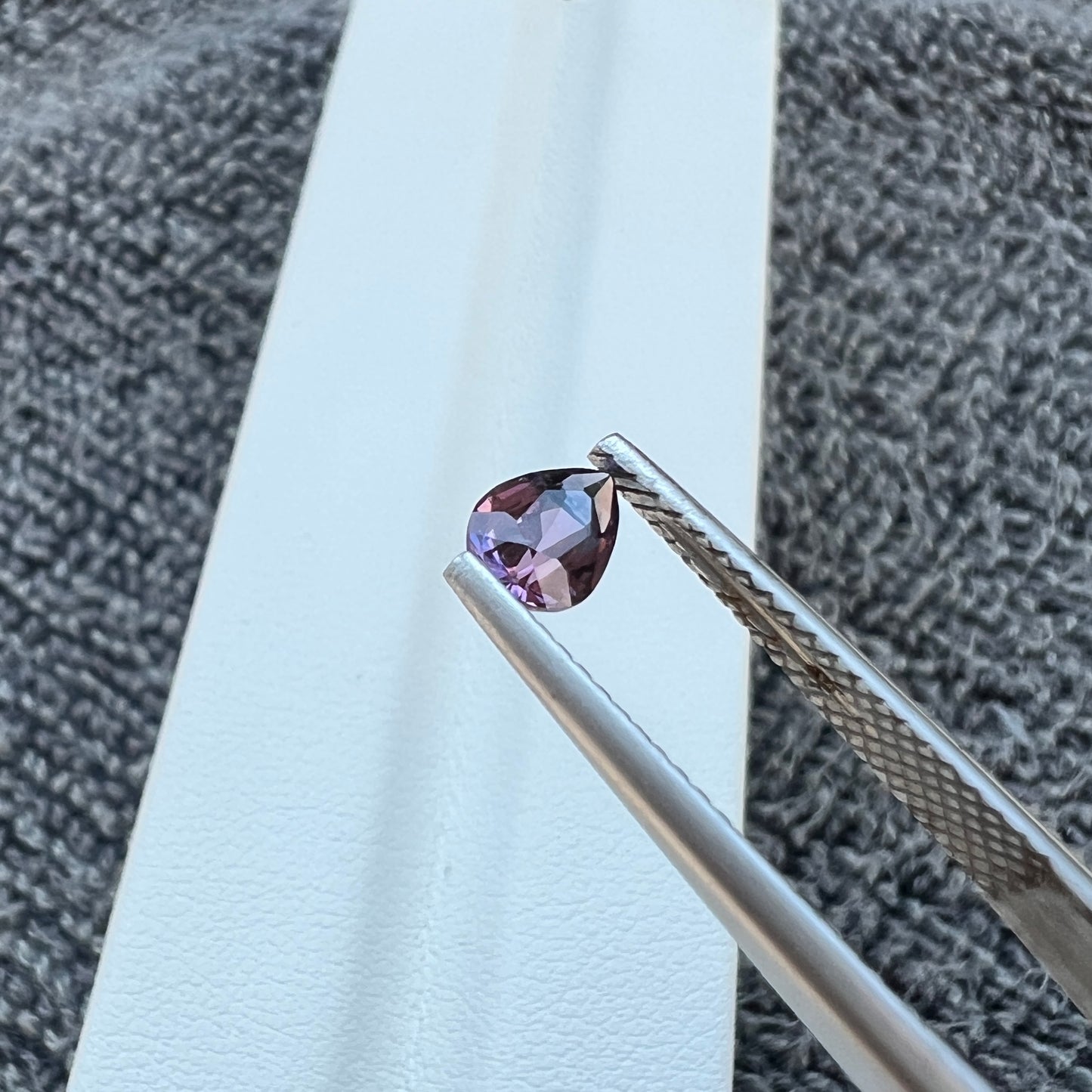 Natural Purple Sapphire | Finest Ceylon Gemstone | Exceptional Quality & Pear Shape