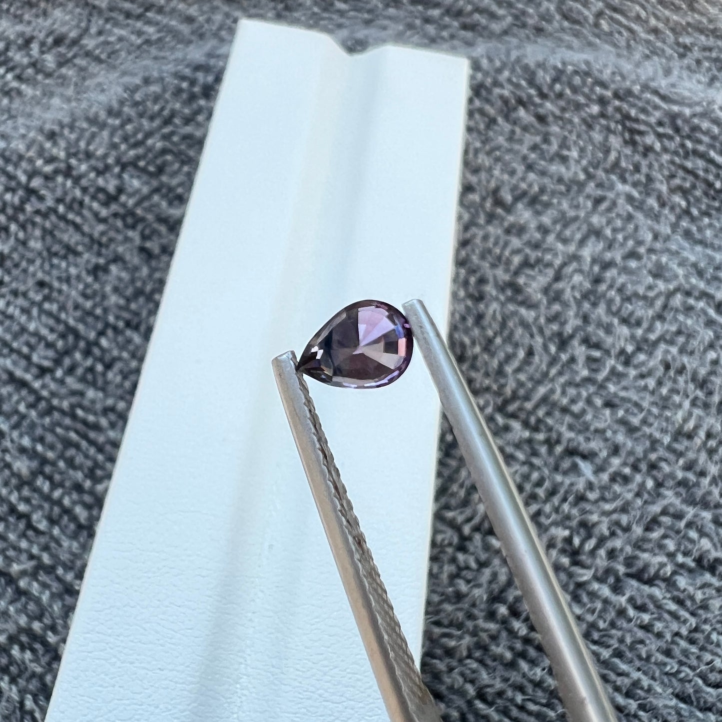 Natural Purple Sapphire | Finest Ceylon Gemstone | Exceptional Quality & Pear Shape