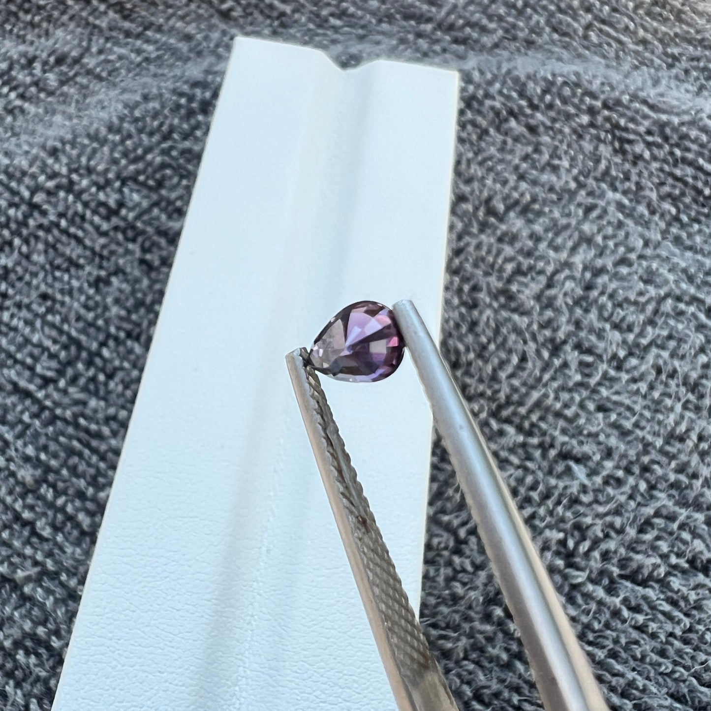 Natural Purple Sapphire | Finest Ceylon Gemstone | Exceptional Quality & Pear Shape