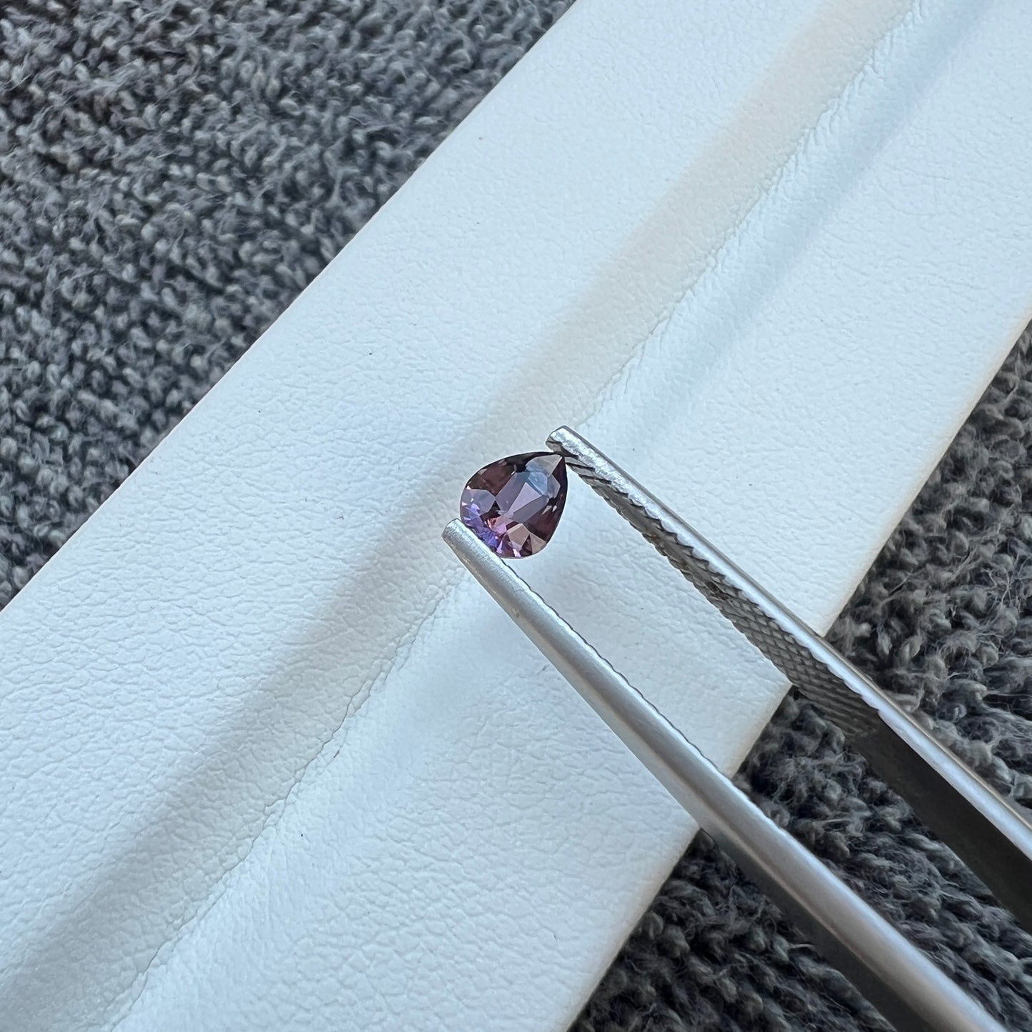 Natural Purple Sapphire | Finest Ceylon Gemstone | Exceptional Quality & Pear Shape