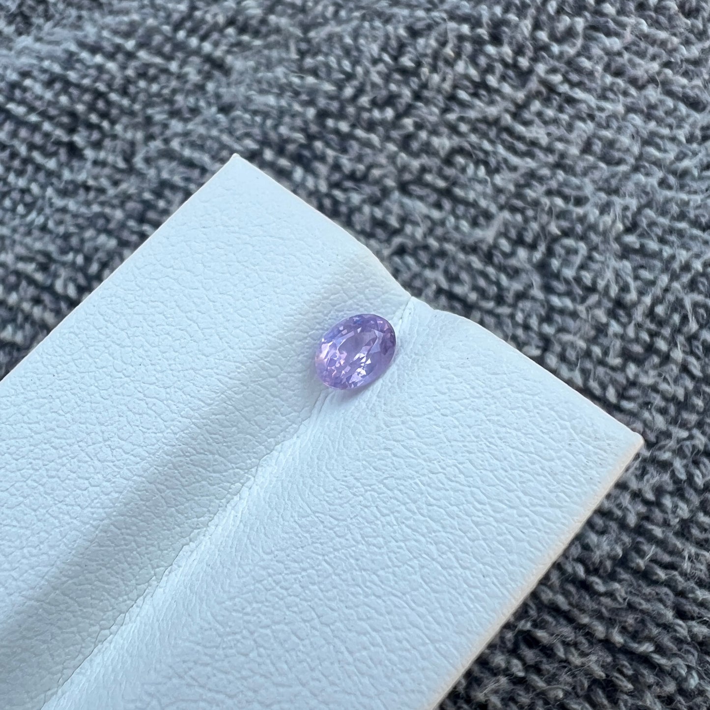 Opalescent Purple Sapphire | Natural Ceylon Sri Lanka Gemstone | Oval Cut | Untreated | Oval Shape