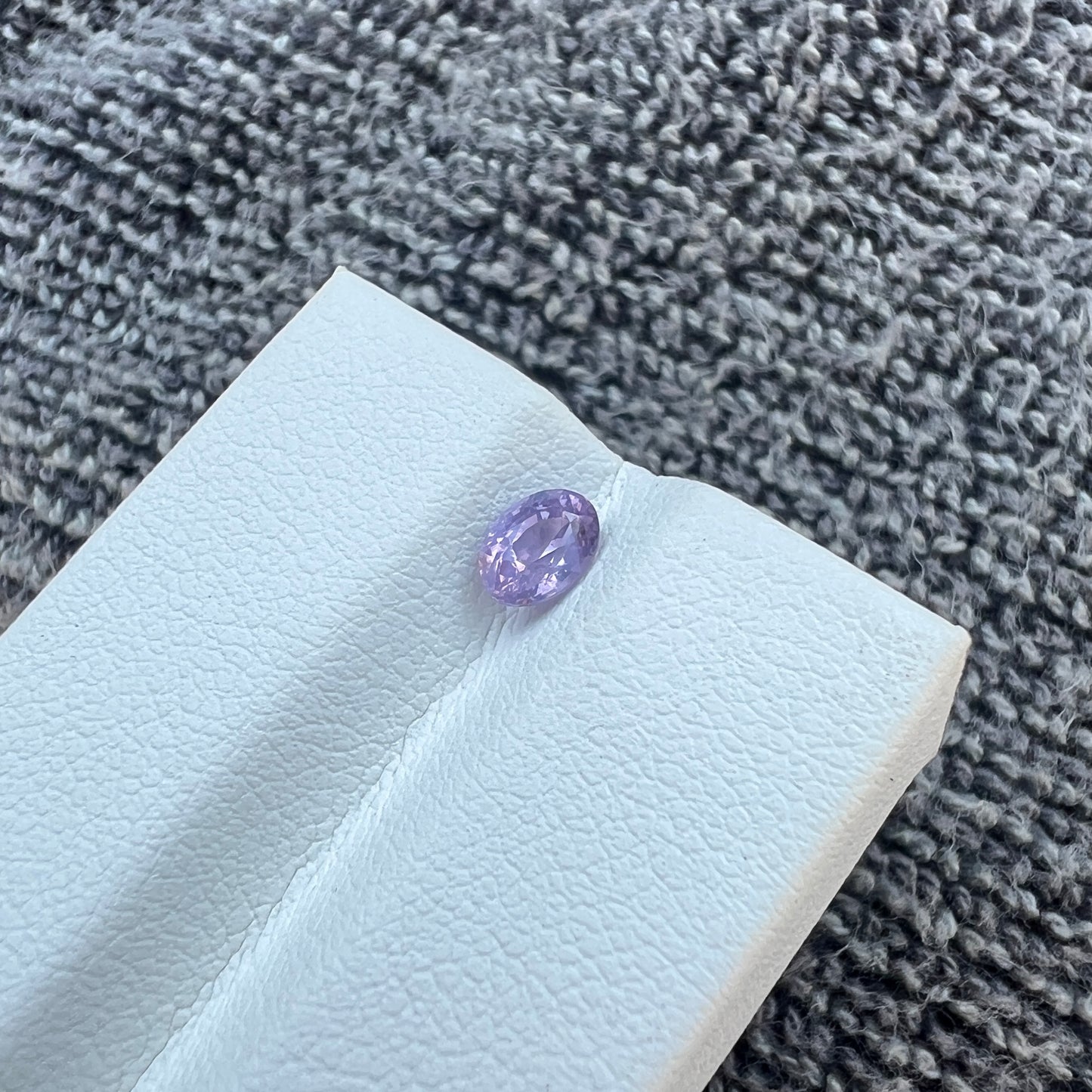 Opalescent Purple Sapphire | Natural Ceylon Sri Lanka Gemstone | Oval Cut | Untreated | Oval Shape