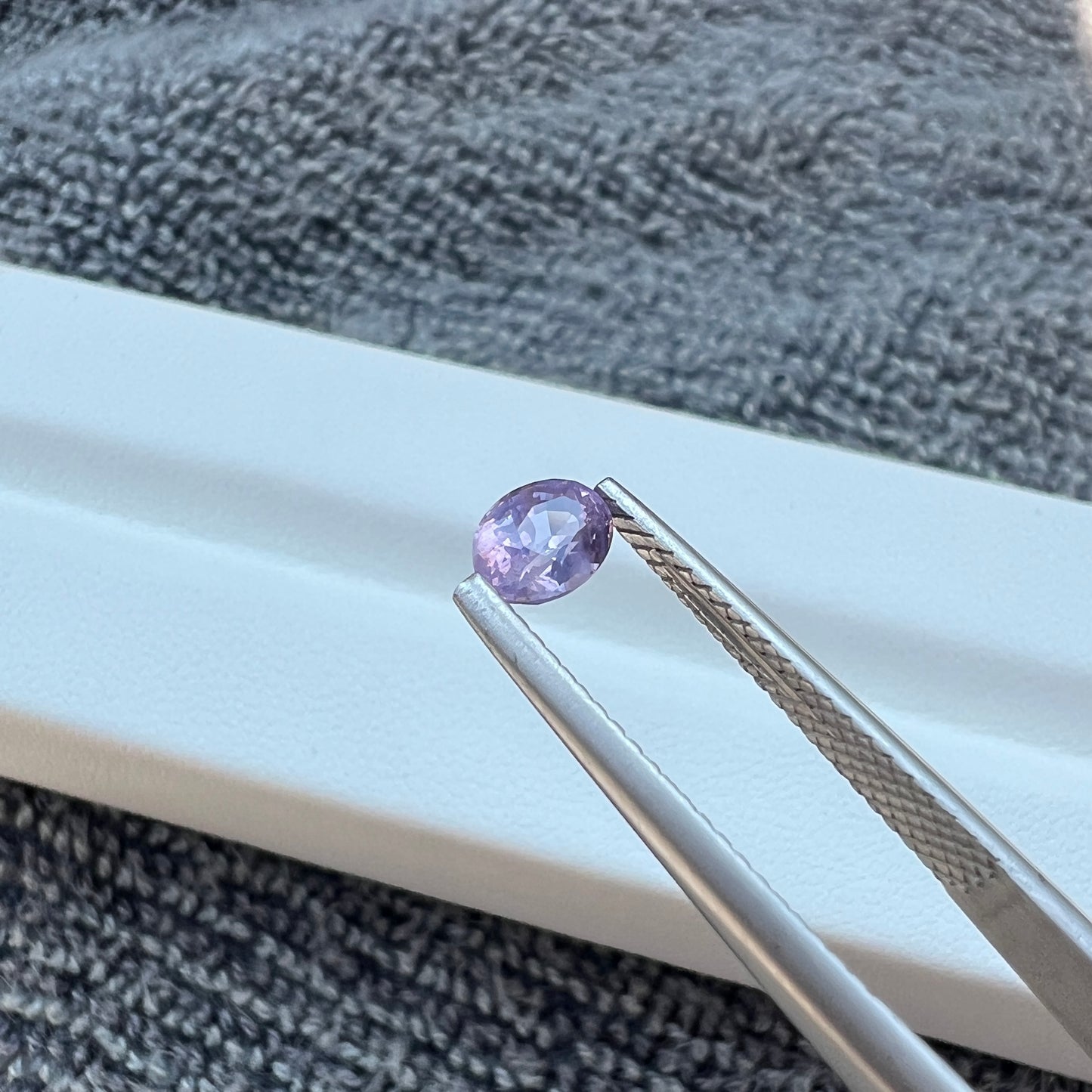 Opalescent Purple Sapphire | Natural Ceylon Sri Lanka Gemstone | Oval Cut | Untreated | Oval Shape