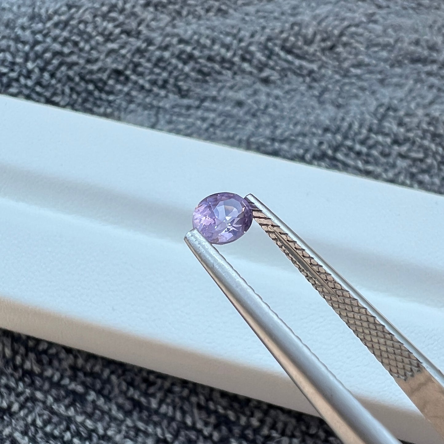 Opalescent Purple Sapphire | Natural Ceylon Sri Lanka Gemstone | Oval Cut | Untreated | Oval Shape