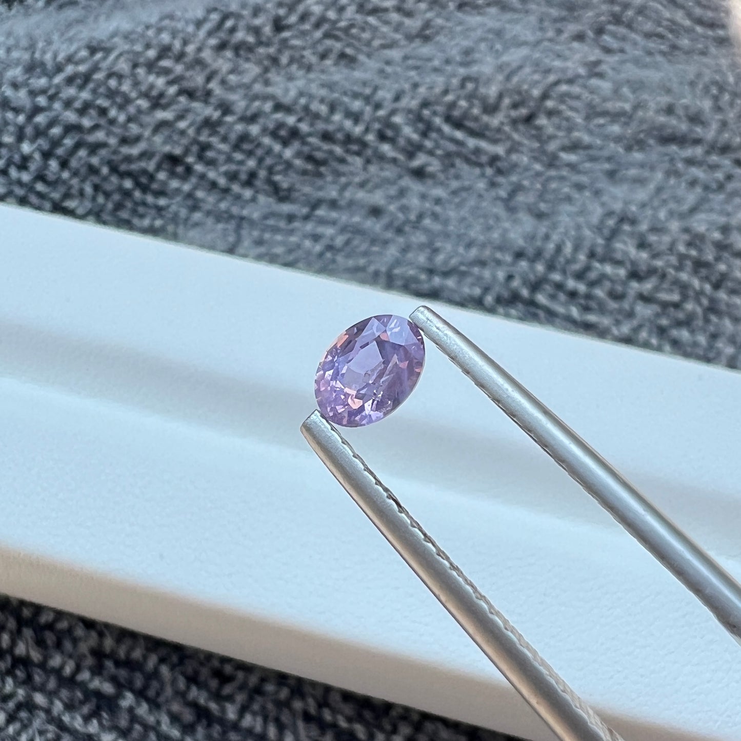 Opalescent Purple Sapphire | Natural Ceylon Sri Lanka Gemstone | Oval Cut | Untreated | Oval Shape