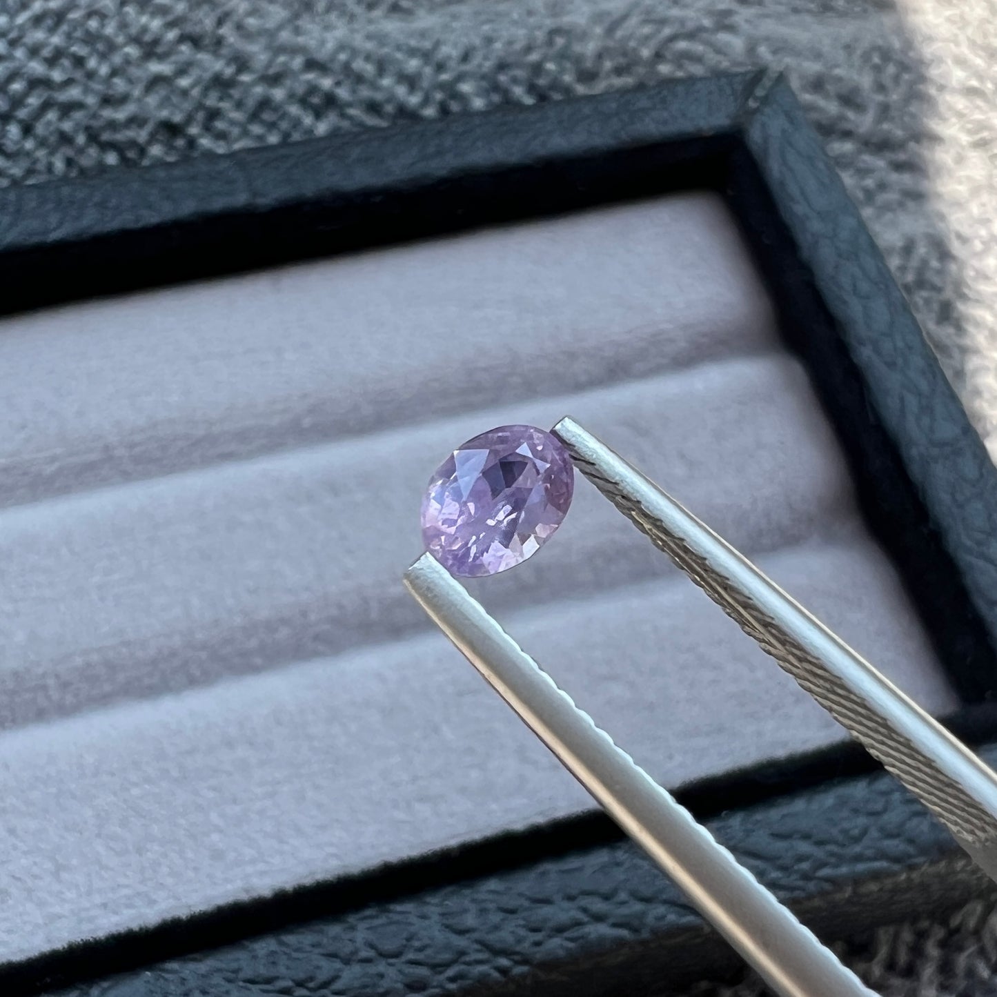 Opalescent Purple Sapphire | Natural Ceylon Sri Lanka Gemstone | Oval Cut | Untreated | Oval Shape