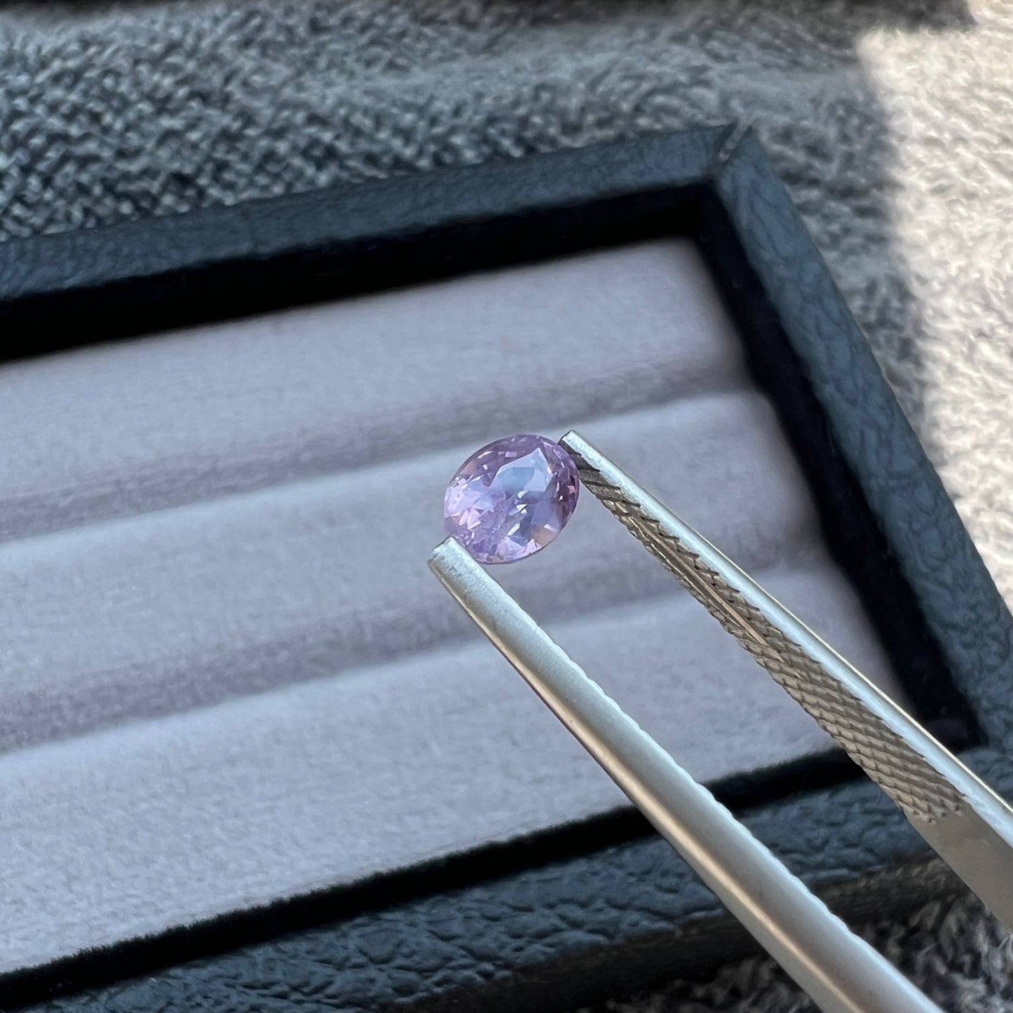 Opalescent Purple Sapphire | Natural Ceylon Sri Lanka Gemstone | Oval Cut | Untreated | Oval Shape