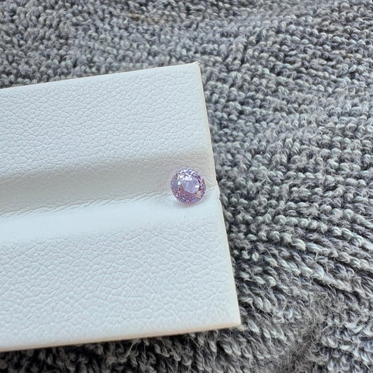 Opalescent Purple Sapphire | Natural Ceylon Sri Lanka Gemstone | Untreated Round Cut | Radiant Luster & Mesmerizing Glow